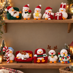 Christmas Duck crochet collection in its existing home scene.