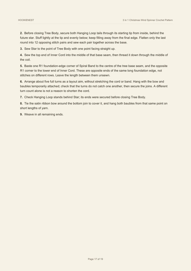 Christmas Tree spinner assembly continuation on bundle PDF page 71