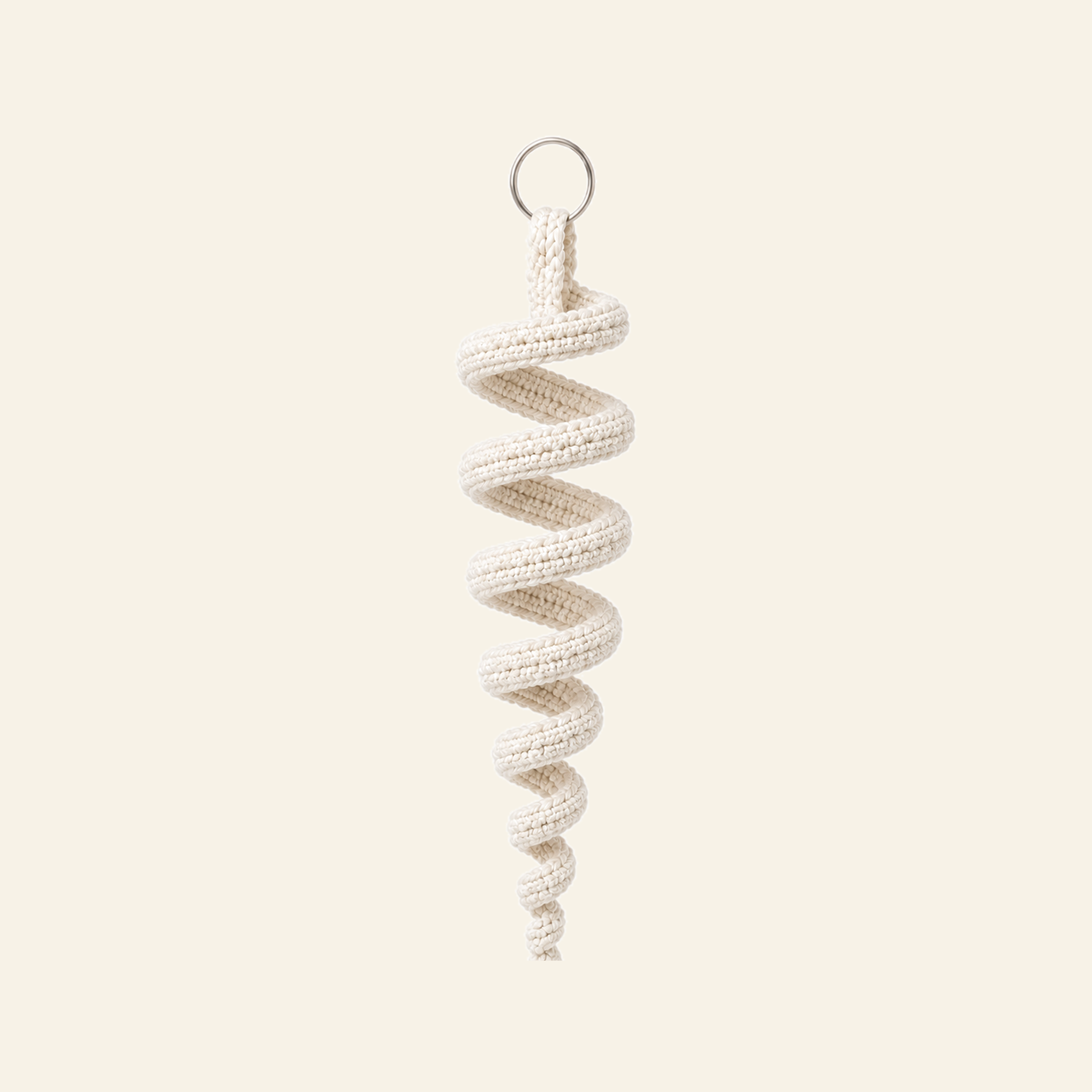 Icicle Spiral crochet Christmas ornament
