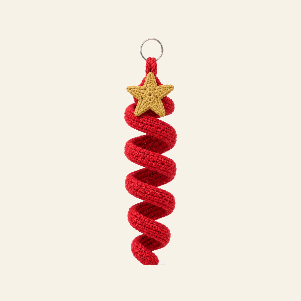 Star Spiral crochet Christmas ornament