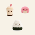 3 in 1 Kawaii Snack Shelf Buddy Crochet Pattern